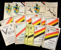 Selection of Huyton Rugby League Programmes 1970s onwards all home programmes from 1973-1983,