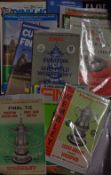 Selection of FA Cup Final programmes from 1963 onwards good catalogue value. (31) Worth a view.