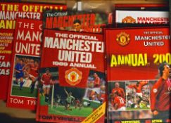 Collection of Manchester Utd Supporters Club handbooks 1962/63, 1964/65, 1965/66, 1966/67, 1968/