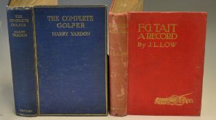 Low, J.L (F.G Tait) and Vardon, Harry (2) – “F.G Tait – A Record” 1st ed 1900 in the original