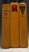 3x Autographed Cricket Bats Consisting of Duncan Fearnley bat signed by 1982 England, Somerset,