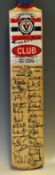 1999 Lancashire v Warwickshire Signed Cricket Bat a classico V6 club with signatures including