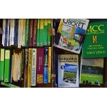 Assorted Selection of Cricket Books to include some modern yearbooks of Warwickshire CC,