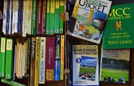 Assorted Selection of Cricket Books to include some modern yearbooks of Warwickshire CC,