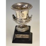 1933-34 Royal Calcutta Golf Club Centenary Cup Sterling Silver ornate miniature urn c.1929 –