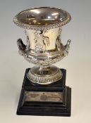 1933-34 Royal Calcutta Golf Club Centenary Cup Sterling Silver ornate miniature urn c.1929 –