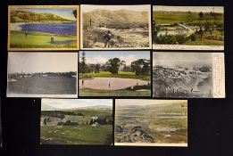 Collection of Canadian, Mexico, South America and New Zealand golf club and golf course postcards