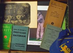 Collection of Cricket Ephemera To consist of Photographs, Programmes, Booklets, Publications, Books,