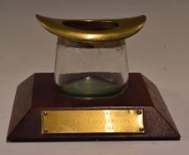 Scarce Early 20th Century Cricket Top Hat Trophy - Before the giving of the Cricket Ball to the