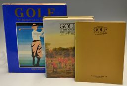 Henderson, Ian T and Stirk, David I (3) - “Golf in the Making” 1st ed 1979 signed by David Stirk
