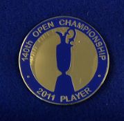 2011 Open Golf Championship Players Enamel Badge: played at Royal St George’s GC and won by Darren