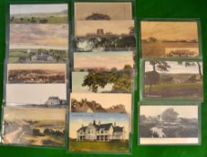 Selection of English Coastal and Inland golf club postcards from the 1905 onwards (16) - Folkestone,