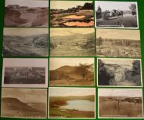 Selection of English Golfing Postcards from 1902 onwards - Barton on Sea, Port Erin, Tennyson
