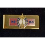 2004 Ryder Cup Enamel Money Clip: Played at Oakland Hills Golf Club won by Europe in official box of