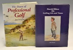Garcia, John LB signed “Harold Hilton His Golfing Life and Times” 1st ed 1992 Ltd edition number