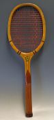 Westside Tennis Club New York City ‘Forest Hills’ Wooden Tennis Racket c.1931 with gut strings