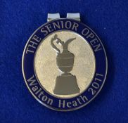 2011 British Senior Open Golf Championship Enamel Money Clip: played at Walton Heath and won by Russ