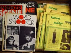 Selection of 1960s-1980s Snooker and Billiards Magazines/Journals to include 1961-1972 Billiards and