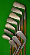 10x Various Long and Mid Irons - a Tom Stewart 2 Iron, J Scarth Rustless 2 iron, M Meldrum of Dundee