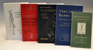 Georgiady, Peter (2x signed) (5) – “Collecting Antique Golf Clubs” 1st ed 1995 signed by the