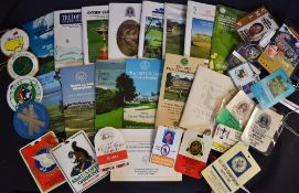 Selection of US Open, Ryder Cup, PGA Championship related items: Media / Press ID / Passes/ Golf Bag