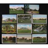 Collection of 11x USA Golf club colour postcards from the early to mid c.20th - all unused to incl