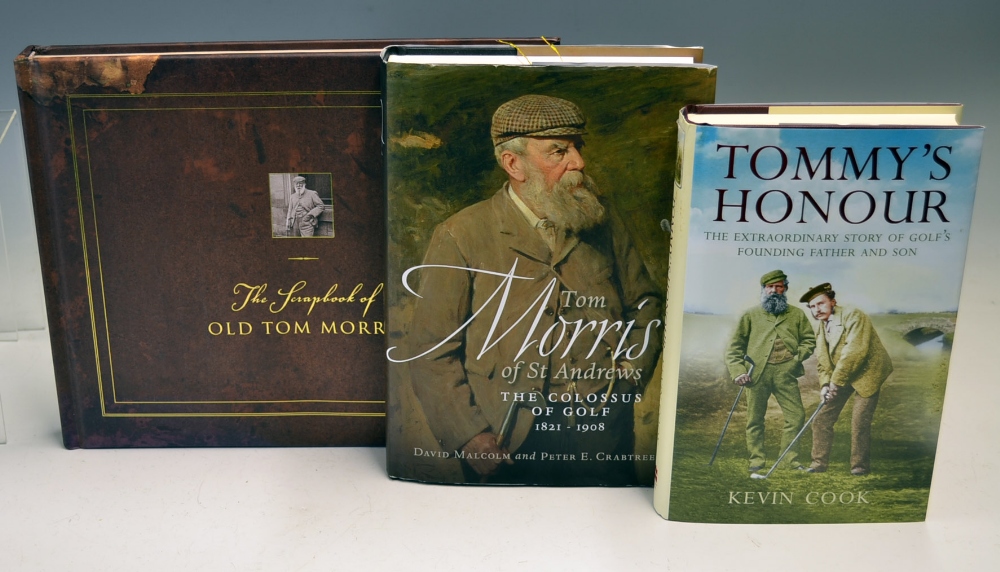 Tom Morris - Collection of Tom Morris Golf books signed by the authors (3) – David Malcom and