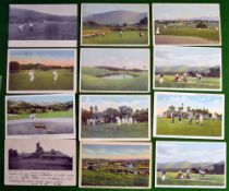 Collection of USA Golf Club colour postcards from 1906 onwards (12) Binghamton N.Y., Bretton