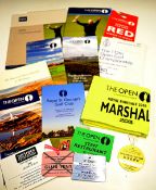 Collection of Open Golf Championship related items from 1983 onwards: mostly 2008 Royal Birkdale