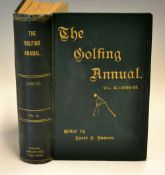 “The Golfing Annual 1896 – 97” Vol. X. edited by David S Duncan - in original green and gilt cloth