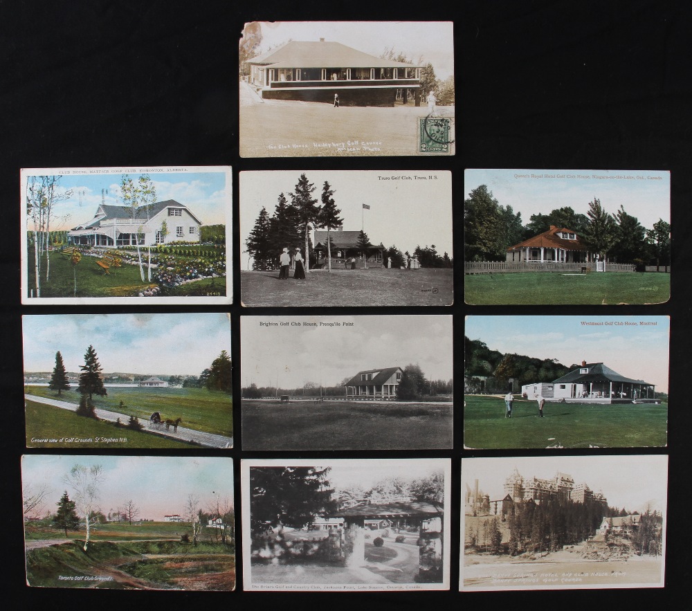 Collection of 10x Canadian Golf Club postcards from 1910 onwards - Toronto Golf Club, Truro Golf