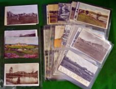 Golfing Postcard Album going back to the early 1900’s incl English, Scottish, Welsh, Irish and other