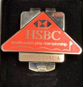 Sergio Garcia - 2007 HSBC World Match Play Golf Championship Players Enamel Money Clip: played at