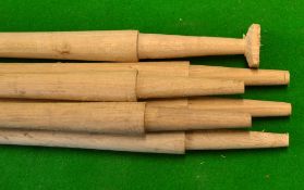6x new hickory shafts – for 5x iron shafts overall 38” and 1x putter shaft