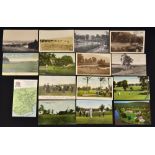 Collection of early USA Golf club and golf course postcards from early c.20th onwards (16) –