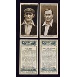 Cricket 1926 Ogden’s Cigarette Cards a complete set of 50 cards in black and white, includes England
