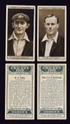 Cricket 1926 Ogden’s Cigarette Cards a complete set of 50 cards in black and white, includes England