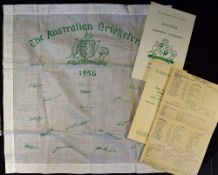 1956 Northern Cricket Society Australia Tour of England Score card date 26th – 31stth July at Old