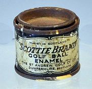 Rare St Andrews Golf Co Ltd Dunfermline Golf Ball Paint Tin: Scottie Brand Golf Ball Enamel Paint
