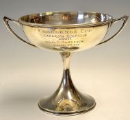 1926 Garakuta Golf Club London silver golf trophy - Art Nouveau style hall marked Sheffield 1925