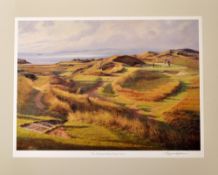 Shearer, Donald ‘The Postage Stamp, Royal Troon’ colour print signed by the artist to the border,