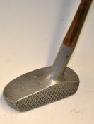 Original The Schenectady centre shaft putter c.1902 – designed by Arthur Knight N.Y and stamped