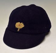 Early Yorkshire Cricket Cap Melton Woolen cap with Yorkshire logo to front by W V Brown Hosier Eton