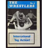 1980s ‘The Wrestlers’ Promotion Publication No.4 ‘International Tag Action’ promoting wrestling as