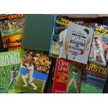Varied Selection of Cricket Books to include The Joy of Cricket, Cricket Firsts, David Gower,