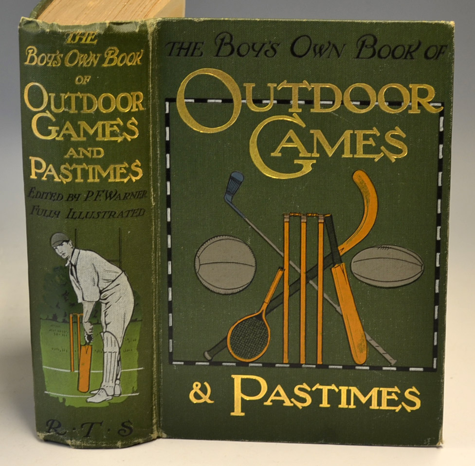 Warner P.F (Ed) – “The Boys Own Book of Outdoor Games and Pastimes” 1st edition 1913 published