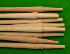 9x new bowed hickory shafts – for iron shafts