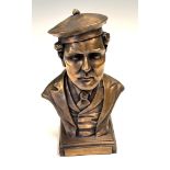 Young Tom Morris Bronze resin bust – with engraved plaque “Young Tom Morris1851 – 1875” – with