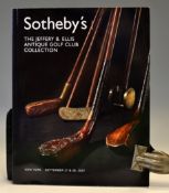 Ellis, Jeffery B Auction Catalogue – “The Jeffery B Ellis Antique Golf Club Collection” produced for