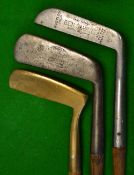 3x Assorted Blade Putters to include an early Ben Sayers North Berwick ‘Benny’ Putter with ridged